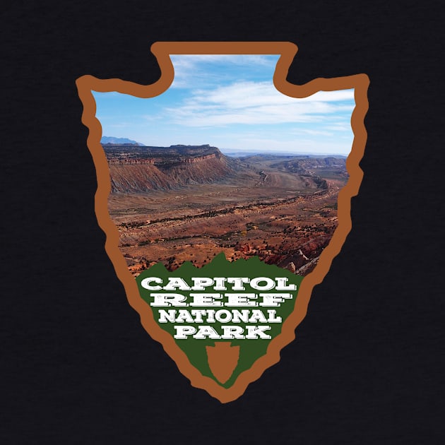 Capitol Reef National Park arrowhead by nylebuss